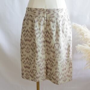 Ann Taylor Professional  patterned business pencil skirt size 10 M